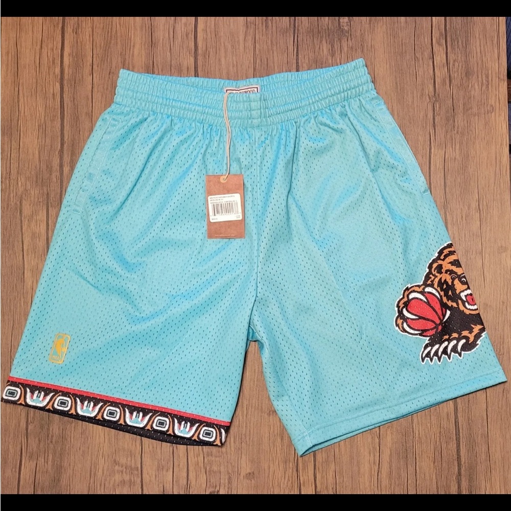 New Mitchell and Ness Memphis Grizzlies NBA Swingman Shorts Men Ja Morant